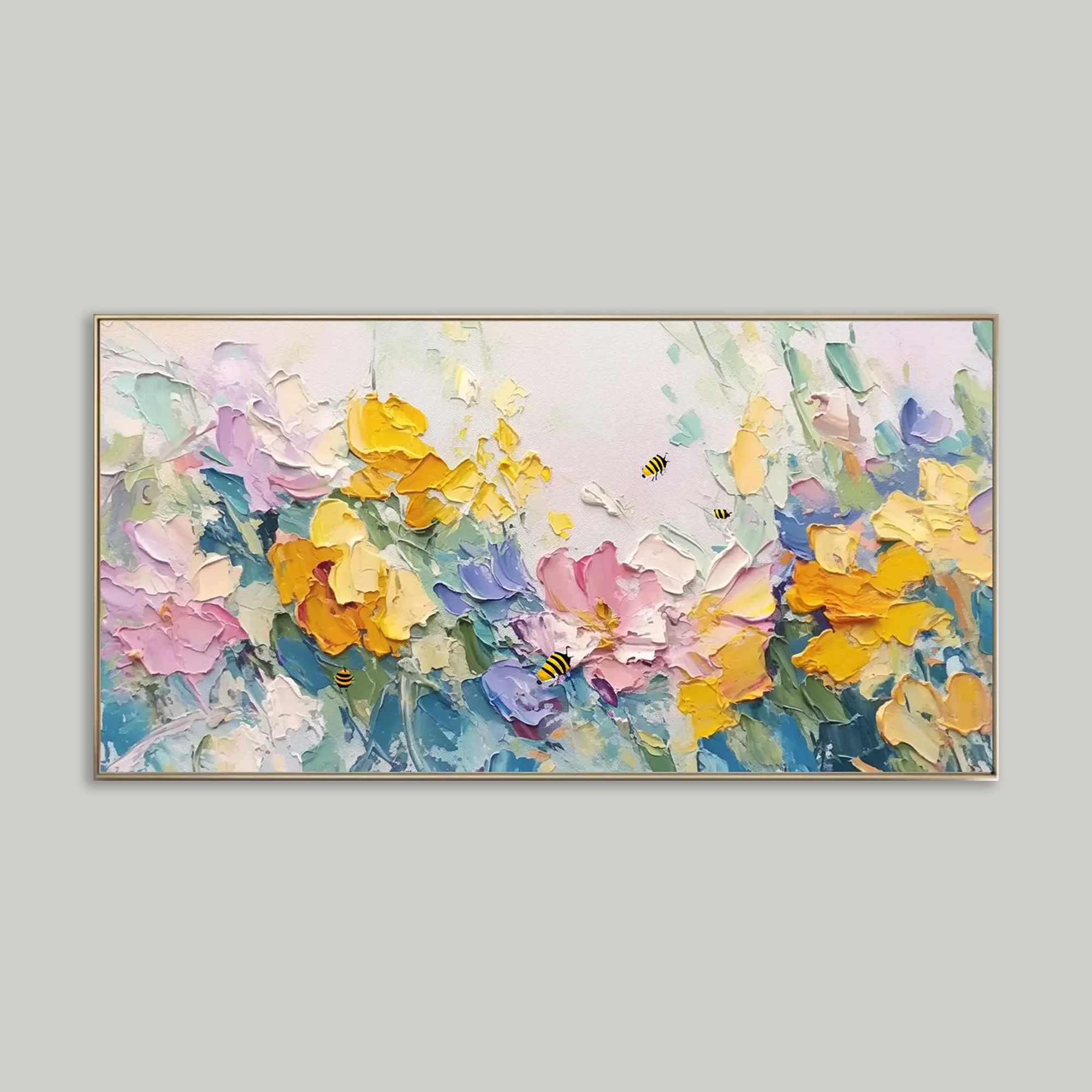 Colorful Floral Oil Paintings - Vibrant Floral Art
