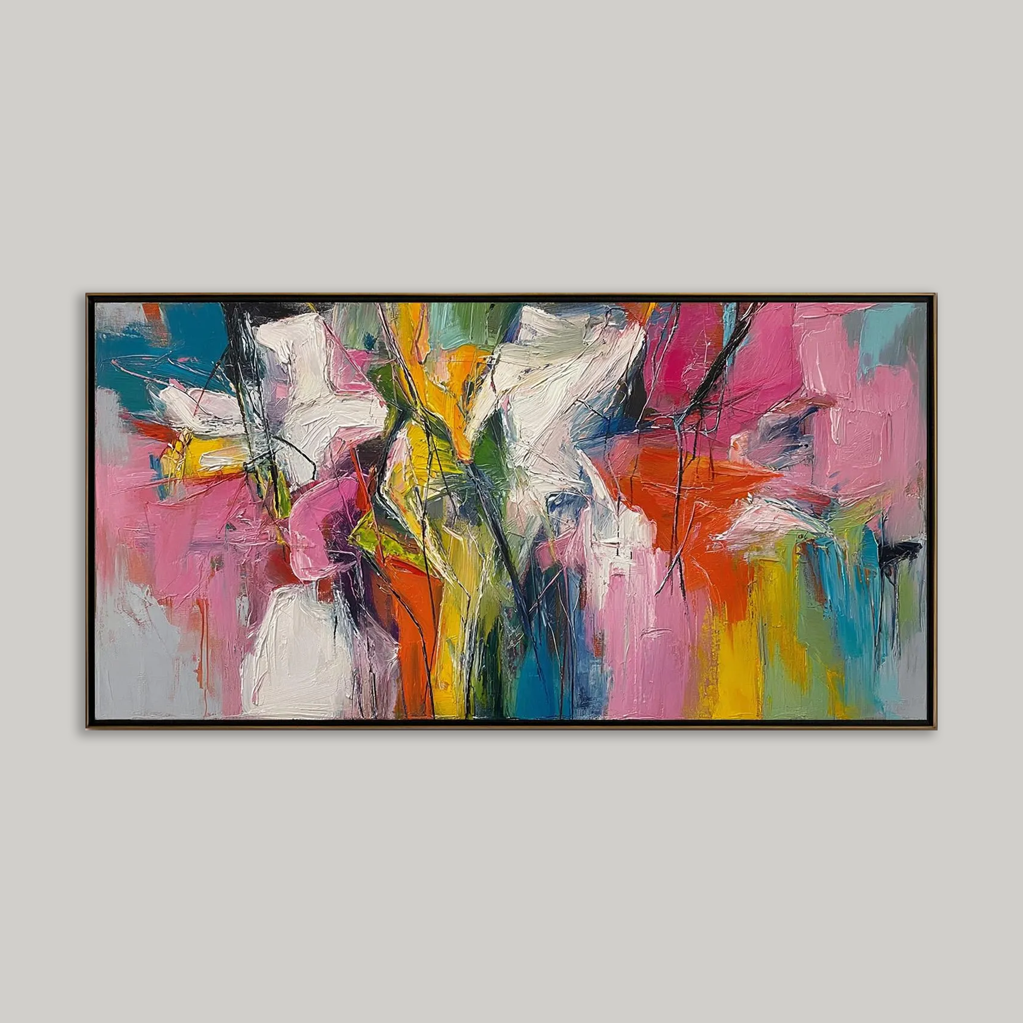Abstract Expressionist Oil Paintings - Vibrant Modern Wall Decor