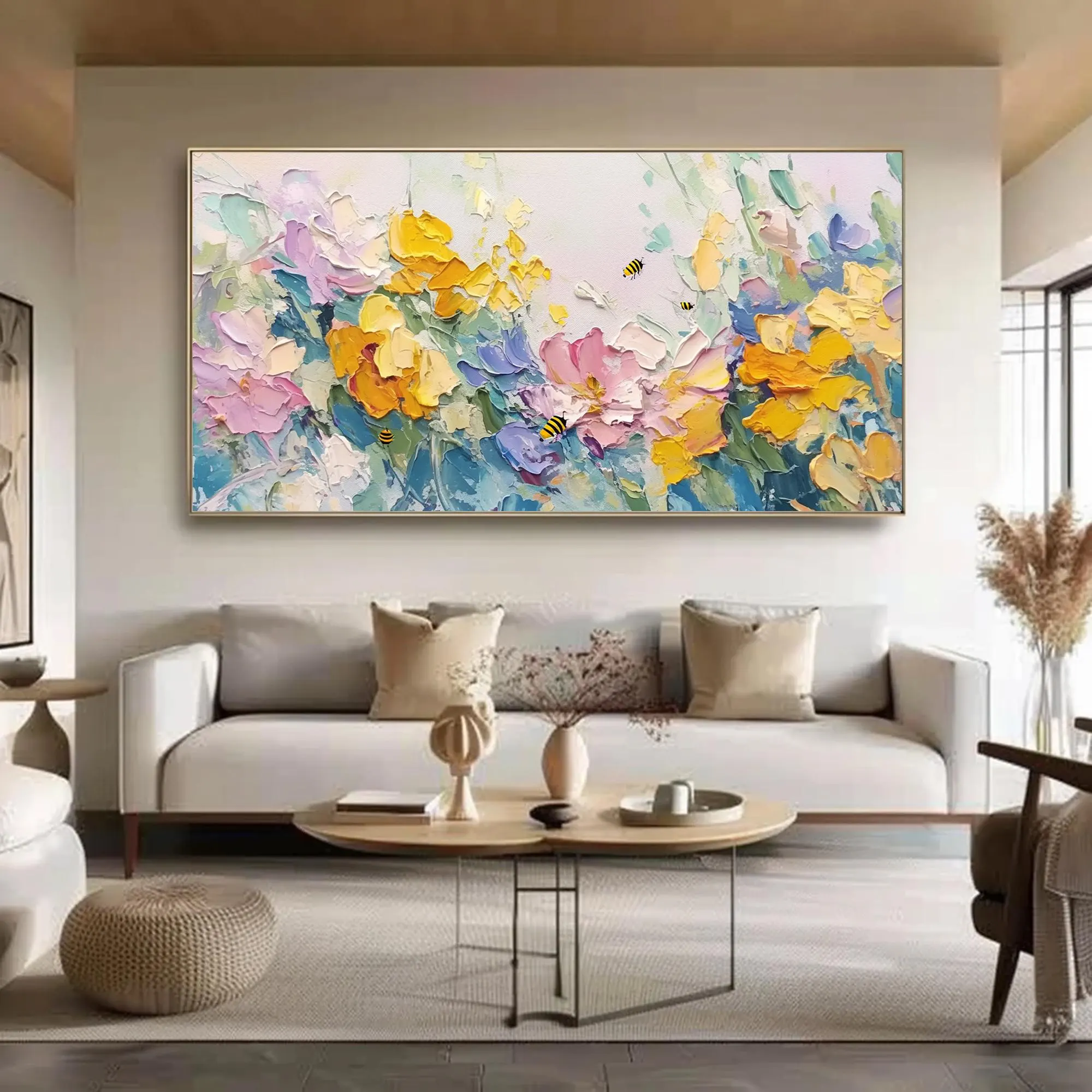 Colorful Floral Oil Paintings - Vibrant Floral Art