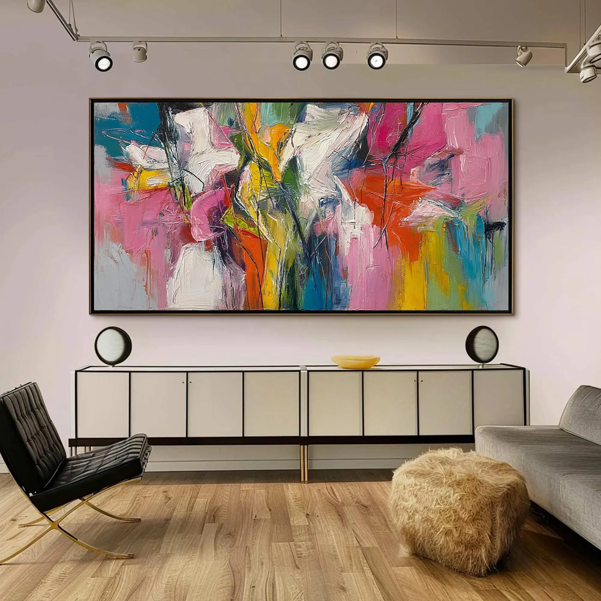 Abstract Expressionist Oil Paintings - Vibrant Modern Wall Decor