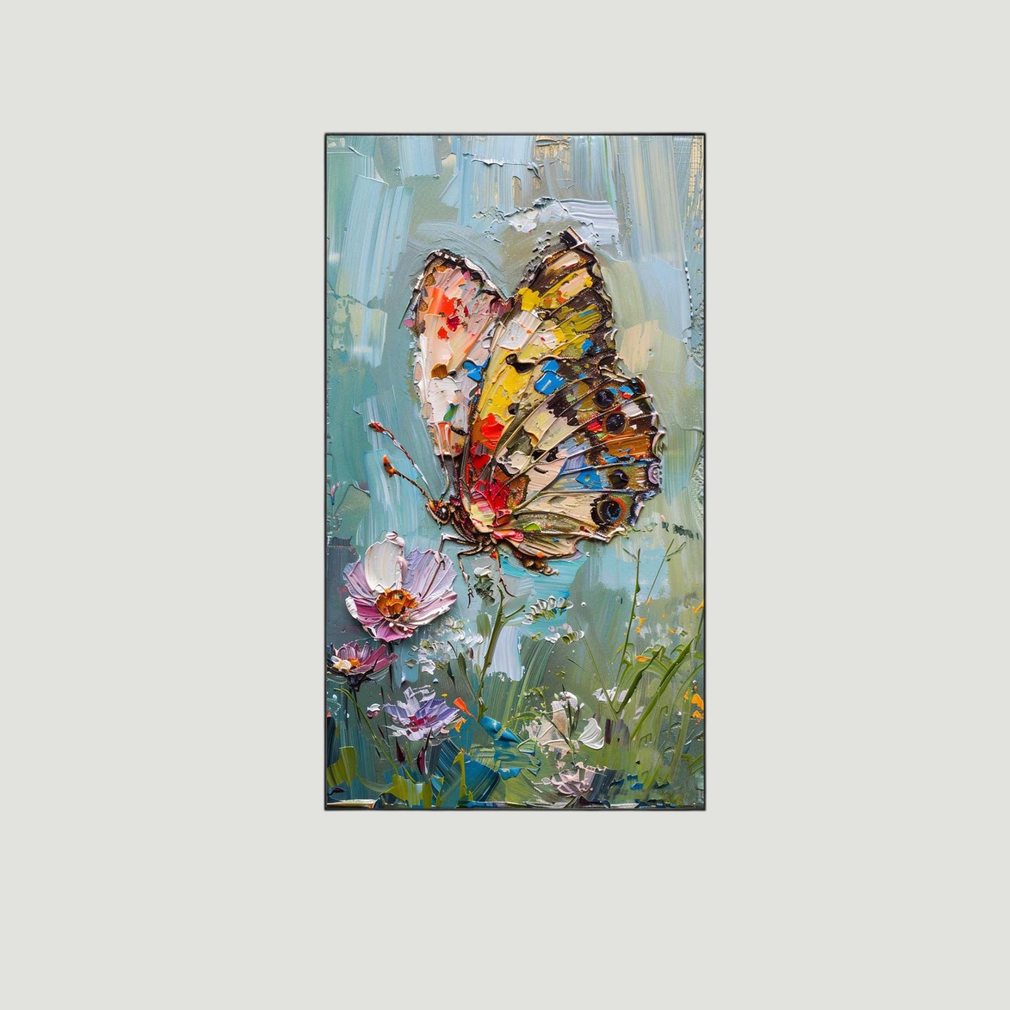 Fluttering Butterfly Wall Art - Living Room Home Decor